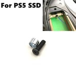 6 Sets Black Steel Ring Metal Game Console Components for PS5 SSD
