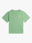 Roxy Kids' California Organic Cotton Short Sleeve T-Shirt, Zephyr Green