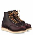 Red Wing 8847 Heritage Work 6" Moc Toe Boot - Black Cherry Excalibur Leather Colour: Black Cherry Excalibur Leather, Size: UK 8.5