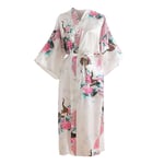Kimono morgonrock i satin