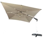 Nordic Breeze Collection - Vitoria Frihängande Parasoll 3m Beige