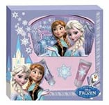 Disney FROZEN Cosmetic Set - 2 x Lip Gloss, Toiletry Bag, Hair Clip
