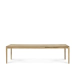 Ethnicraft - Bok Extendable Dining Table Oak 100 x 180-280 cm - Matbord - Alain Van Havre - Träfärgad - Trä