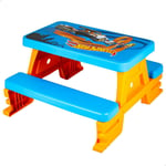 Picnic bord Hot Wheels Blå Orange Plastik 69 x 42 x 79 cm