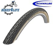 1  Schwalbe Road Cruiser 27 x 1 1/4 Amber Wall  Gumwall & Presta Tube