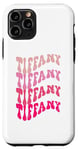 iPhone 11 Pro Tiffany First Name I Love Tiffany Vintage Groovy Birthday Case