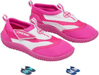 CRESSI Coral Shoes Jr - Childrens Premium Shoes suitable for Sea and Water Sports, Pink/White, 28 EU