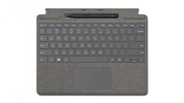 Microsoft Surface Pro Signature Keyboard with Slim Pen 2 Platina Microsoft Cover port QWERTY Engelsk
