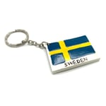 Nyckelring Sverigeflagga