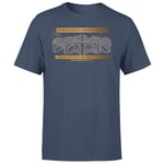 Star Wars The Mandalorian Creed Men's T-Shirt - Navy - M