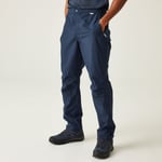 Regatta Men's Breathable Highton Waterproof Overtrousers Navy, Size: S Short