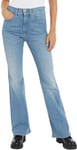 Tommy Jeans Women Jeans Boot Cut, Blue (Denim Light), 33W/28L