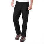 Berghaus Men's Ortler 2.0 Walking Trousers, Water Resistant, Comfortable Fit, Breathable Pants, Black, 32 Short