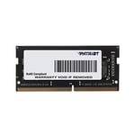 Patriot Memory Série Signature SODIMM Module de mémoire DDR4 2666 MHz PC4-21300 8Go (1x8Go) C19 - PSD48G266681S