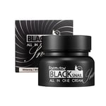 FarmStay Black Snail All in One Cream all-in ansiktskräm med svart snigelslem 75ml (P1)