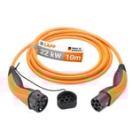 Lapp Typ 2 laddkabel för elbil, 22 kW, 10 m, orange