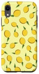 Coque pour iPhone XR Motif jaune citron mignon