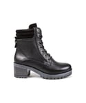 Barbour Womens Stark Boots - Black Leather - Size UK 7