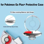 with Portable Clip Protective Case PC Hard Shell for Pokémon Go Plus+ Game