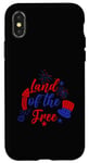 Coque pour iPhone X/XS 4 juillet Land of The Free