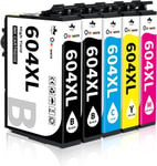 OINKWERE 604XL Ink Cartridges Multipack Replacement for Epson 604 Ink Cartridge