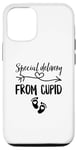 iPhone 15 Pro Special Delivery From Cupid Valentines Day Couples Pregnancy Case