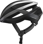 ABUS Viantor Racing Bike Helmet - Sporty Bicycle Helmet for Beginners - for Women and Men - Dark Grey, Size M