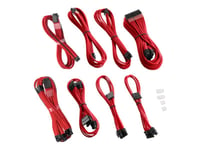 CableMod RT-Series PRO ModMesh 12VHPWR Dual Cable Kit for ASUS/Seasonic - red