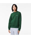 Lacoste Mens Crew Neck Fleece Sweatshirt - Green - Size X-Large