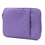 Convient pour MacBook Lenovo Huawei Laptop Sleeve Bag 14 pouces matériel de plongée sac a main tablette PC - violet - 12 pouces (sans portable)