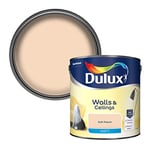 Dulux Matt Emulsion Paint For Walls And Ceilings - Soft Peach 2.5 Litres