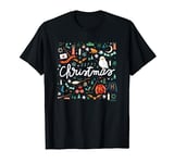 Harry Potter Happy Christmas Collage T-Shirt