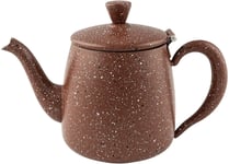 Grunwerg Cafe Ole Premium Red Granite Effect Teapot 0.5L PT-018RG