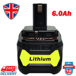 18V 6.0Ah Lithium Ion Battery For Ryobi P108 ONE+ Plus P104 RB18L50 RB18L40 P109