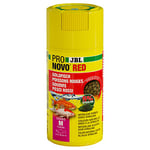JBL PRONOVO RED GRANO, Aliment de Base pour Poissons Rouges de 8-20 cm, Granulés pour Poissons, Doseur à Clic, taille M, 100 ml