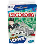 Monopoly édition Voyage, Jeu Portable pour 2 à 4 Joueurs, Jeu de Voyage pour Enfants à partir de 8 Ans