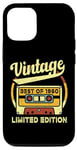 Coque pour iPhone 12/12 Pro Best Of 1960 64th Birthday Retro Vintage Cassette Tape