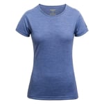 Devold Breeze T-Shirt, undertøy dame Bluebell Melange GO 181 216A 222A XS 2020