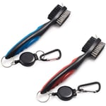 Xintan Tiger Pack med 2 Golfklubbor Borste Groove Cleaner med