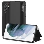 Samsung Galaxy S22 Ultra Fodral Med Display Svart