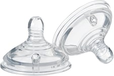 Tommee Tippee Closer to Nature Baby Bottle Teats, Breast-Like, Anti-Colic Valve