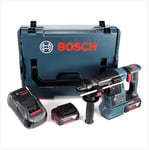 Bosch GBH 18 V-26 Perforateur sans fil Professional SDS-Plus avec Boîtier de transport L-Boxx + 2x Batteries GBA 5 Ah +