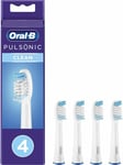 Oral-B Pulsonic Clean Replacement Toothbrush Heads For Sonic Toothbrushes 4 Pack
