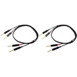 Cordial PP Cable CFU 0,9 PP black (Pack of 2)