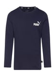 PUMA Ess No. 1 Logo Ls Tee B Marinblå