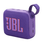 JBL GO 4, Ultra-Portable Bluetooth Speaker with Big Pro Sound and Punchy Bass, PlaytimeBoost, Waterproof Design, 7 Hours Playtime, in Purple