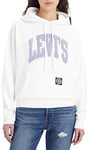 Levi's Women's Graphic Standard Sweatshirts, College 2 Bright White, XXS