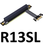 15cm R13SL Convertisseur de câble d'extension PCI-E x16 x1, pcie 1x à 16x, pour ordinateur de jeu gtx 1080 ti Nipseyteko