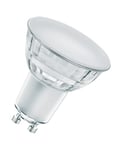 OSRAM Lampe LED dimmable Superstar avec un rendu des couleurs particulièrement élevé (CRI90), GU10-base, verre clair ,Blanc chaud (2700K), 575 Lumen,Remplacement de 46W-Ampoules 1-Pack