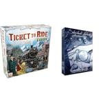 Days of Wonder | Ticket to Ride Europe Board Game | Ages 8+ | For 2 to 5 players | Average Playtime 30-60 Minutes & Space Cowboys Sherlock Holmes Consulting Detective